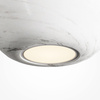 Lampa wisząca biała kula z kamienia 12cm Basic Texture 1xGU10 Maytoni  MOD461PL-01W