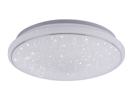 Lampa sufitowa plafon JUPI LED RGBW Leuchten Direkt 14743-16 sterowany pilotem kolory funkcja smart