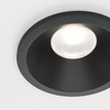 Oczko czarne podtynkowe o średnicy 6cm IP65 LED 4000K Zoom DL034-01-06W4K-D-B Maytoni