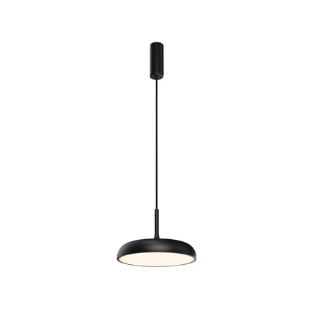 Pojedyńcza czarna lampa wisząca 30cm LED 3000K Gerhard MOD189PL-L12B3K1 Maytoni