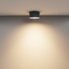 Czarna natynkowa tuba o średnicy 14cm LED 3000K Vega C089CL-15W3K-B Maytoni