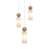 Lampa wisząca Santos mosiężna 3xG9 Italux PND-95331-3-BRSS