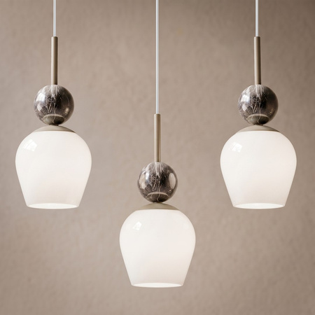 Lampa wisząca potrójna na listwie Carrara 3xE14 Milagro MLP2809