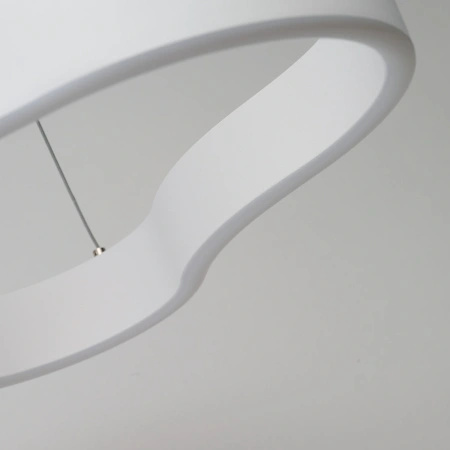 Nowoczesna biała lampa wisząca o ciekawym kształcie MIRABELLA 120 3000K DIMM WH AZZARDO AZ6753