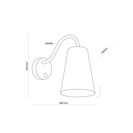 Kinkiet WIRE COLOUR TK Lighting 2448