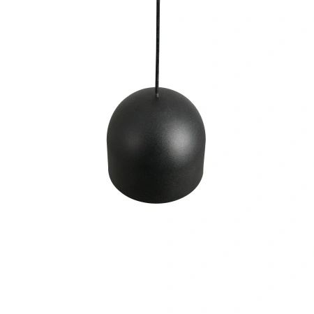 Czarna lampa wisząca o średnicy 10cm Saila LED 3000K PL0115-BK Yaskr