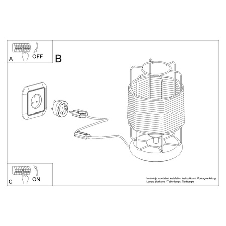 Lampa biurkowa GIZUR Sollux SL.1302