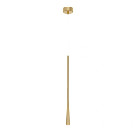 Złota smukła lampa wisząca Elysia LED 3000K PL0121-GD Yaskr