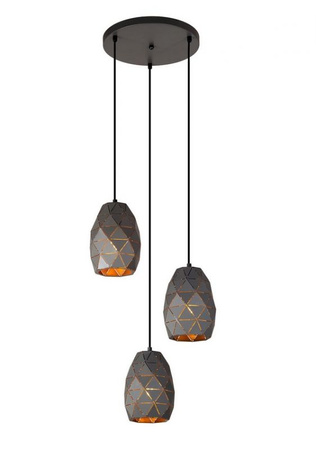 Lampa wisząca HARLEY Italux MDM-3480/3A GR+GD