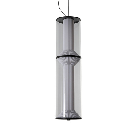 Lampa wisząca szklana tuba Aeris 2 transparentna LED CCT Light Prestige LP-2137/2P TR