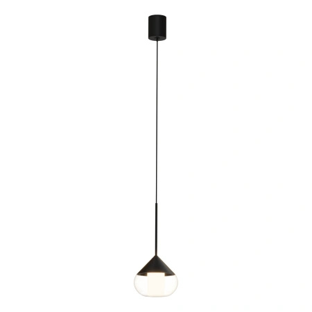 Lampa wisząca czarna do łazienki lub sypialni IP44 Suza LED 3000K PL0103-BK Yaskr