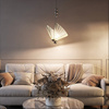 Lampa wisząca Mariposa Motyl 1 srebrna LED CCT Light Prestige LP-1715/1P CH