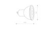 Żarówka ściemnialna REFLECTOR LED GU10 R50 7W 4000K DIMMABLE Nowodvorski 10998