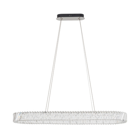 Lampa wisząca kryształowy owal 120cm 3000K LUXORA LED Nowodvorski 11707