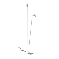 Szałwiowa lampa podłogowa dwa profile z ruchomymi reflektorami 2xGU10 R50 MONO Nowodvorski 12621