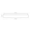 Plafon sufitowy 48cm LED 4000K Arni Italux PLF-83947-M-CL
