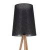 Lampa podłogowa na drewnianym trójnogu WALZ BLACK 1 PŁ FSC 100%, SA-COC-006060 TK Lighting 5599