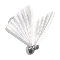 Kinkiet Mariposa skrzydła motyla srebrny LED CCT Light Prestige LP-1715/1W CH