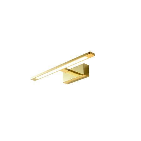 Złoty kinkiet łazienkowy 41,5cm nad lustro Elgidia LED 3500K WL0122-S-GD Yaskr