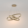 Lampa wisząca RIM LED potrójna 80cm mosiądz Maytoni MOD058PL-L100BS3K