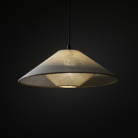 Pojedyńcza lampa wisząca abażurowy stożek BELISSA LEN 50cm 1xE27 Tk Lighting 10873