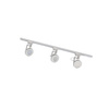 Biały ZESTAW SZYNOPRZEWODU z trzema okragłymi reflektorami GU10/ES111 Zuma Line 3561
