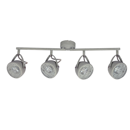 PENT LAMPA SUFITOWA LISTWA 4X50W GU10  BETONOWY SZARY Candellux 94-68071