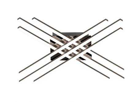 Lampa sufitowa CROSS 76cm LED Zuma Line PL99829-6