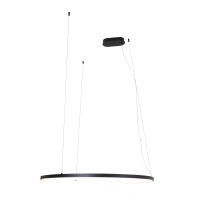 Lampa wisząca czarny pierścień o średnicy 80cm IP44 Maxlight P0658 Visual Hor 30W