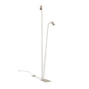 Lampa podłogowa w kolorze beżowym dwa profile z ruchomymi reflektorami 2xGU10 R50 MONO Nowodvorski 12541