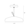 Lampa wisząca NORD LED MaxLight P0465