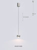 Lampa pojedyncza nikiel matowy QUIBERON Aviano Lighting 6039-103