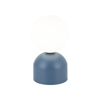 Lampka nocna w kolorze niebieskim wysokość 21cm MIKI NAVY 1XG9 Tk Lighting 11387
