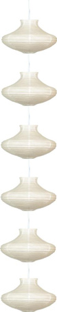 GRIFF - ZWIS /6 PAPIEROWY ŚR.25 BIAŁY E-14 6X40W Candellux 3494061-00