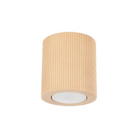 Oprawa sufitowa ryflowana drewniana tuba EVE CORTE WOOD 1xGU10 Tk Lighting 11442