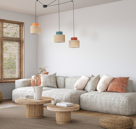 DUO JUTA MIX LAMPA WISZACA 3 TK Lighting 3140