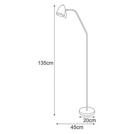 Lampa podłogowa K-MT-201 RÓŻOWY z serii KAJTEK I Kaja Lighting