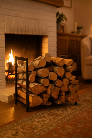 Niski stojak na drewno KS-14 STOJAK WOOD S z serii KAJA HOME