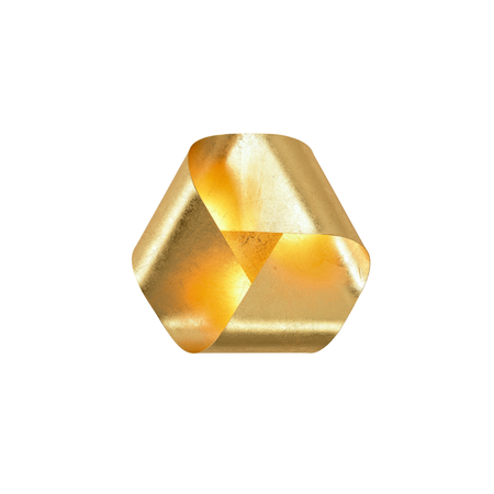 Złoty kinkiet LED 3000K Orchidia WL0120 Yaskr