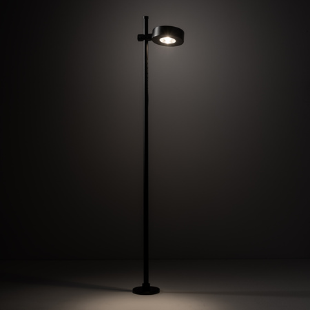 Nowoczesna lampa ogrodowa stojąca – okrągła ruchoma  głowica, 2 sposoby montażu (szpikulec + podstawa) TESSA LED Nowodvorski 11541