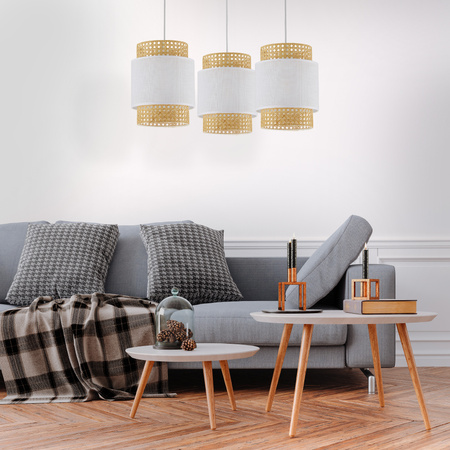Lampa wisząca BOHO WHITE listwa TK Lighting 6537