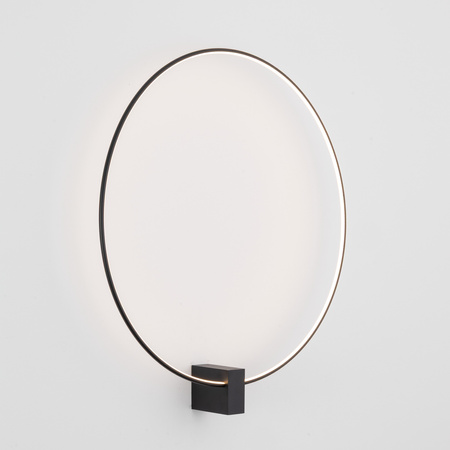 Kinkiet czarny okrąg LED o średnicy 60cm VEXA BLACK 18W Tk Lighting 18307