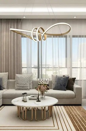 Lampa wisząca złota CANBERA LED Reality 338901-09