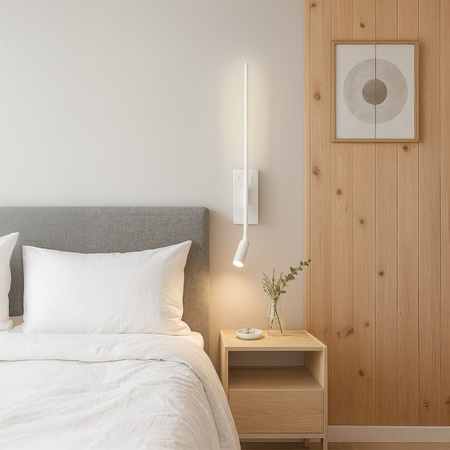 Kinkiet Torch Biały 6W+3W 4000K Milagro ML1567