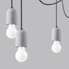 Lampa wisząca pająk beton NESO 7 Sollux Lighting SL.1162