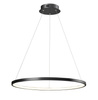 Lampa wisząca okręg czarny 60cm RAYLAN LED Leuchten Direkt PLACESOFSTYLE 89864453