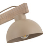 Lampka nocna drewniana z kloszem metalowym OSLO SABIA 1XE27 Tk Lighting 16129