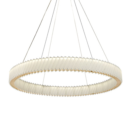 Lampa wisząca złota Deluxe okrąg 90cm 45W LED Milagro ML2781
