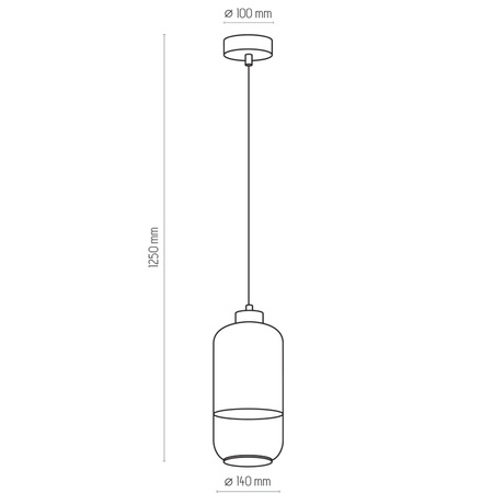 Lampa wisząca MARCO SILVER 1 TK Lighting 3356