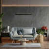 Czarna lampa wisząca liniowa o długości 120cm Sigi V LED 3000K PL0130-BK Yaskr